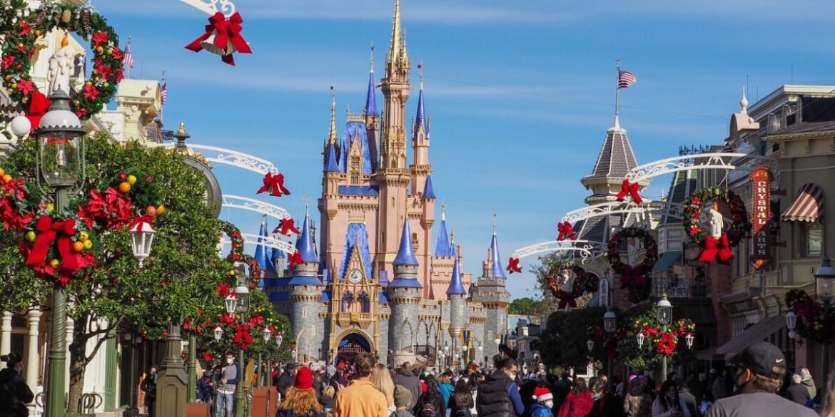 Walt Disney World Resort's Magic Kingdom at Christmas