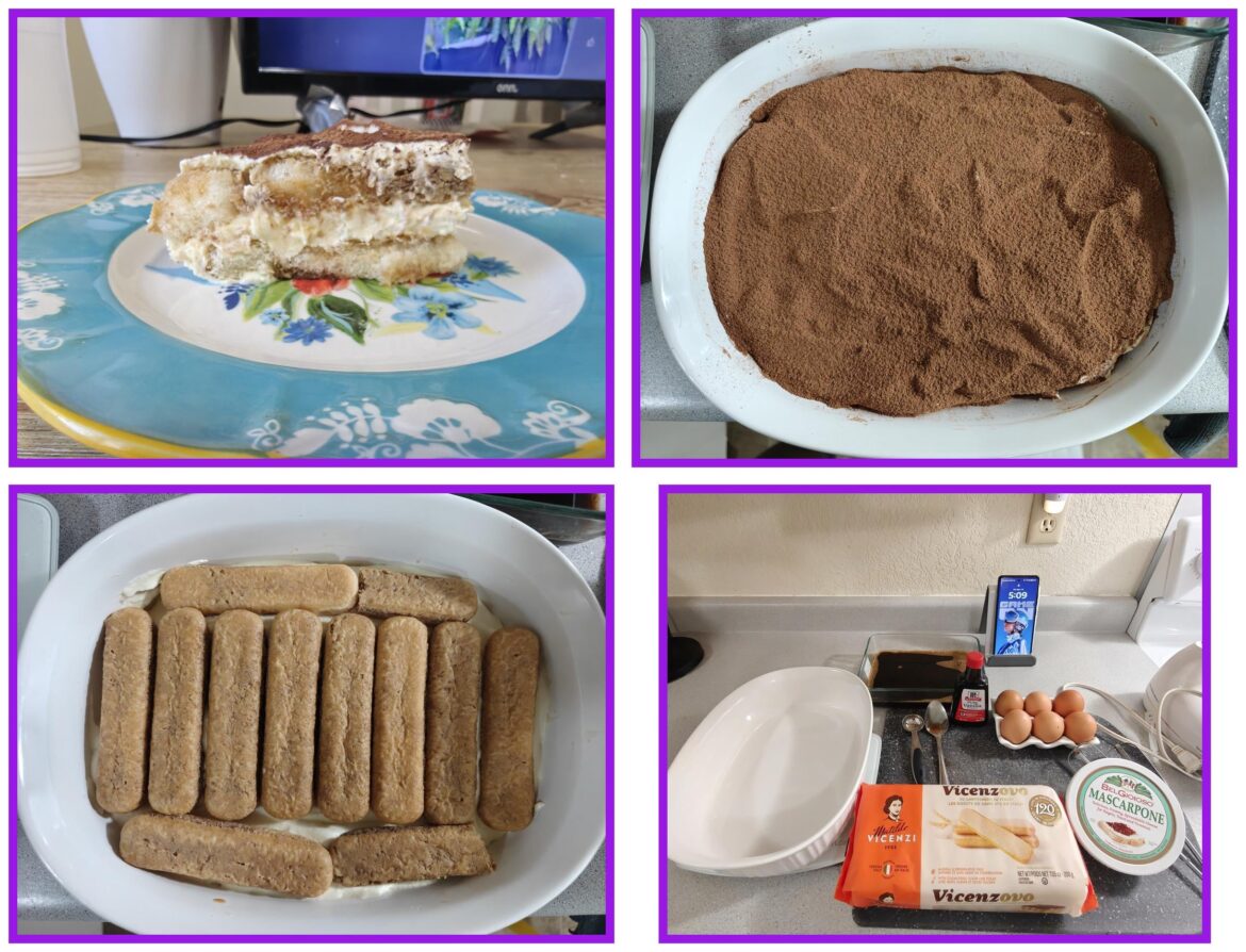 This is my first attempt at making tiramisu.