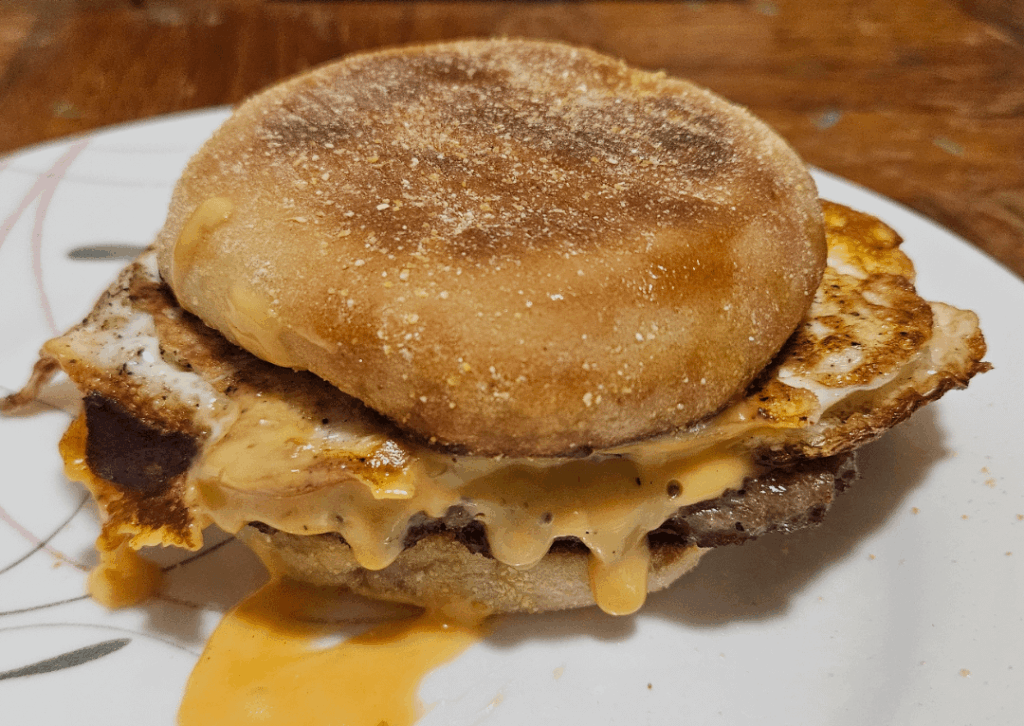 How's this for a breakfast sandwich?