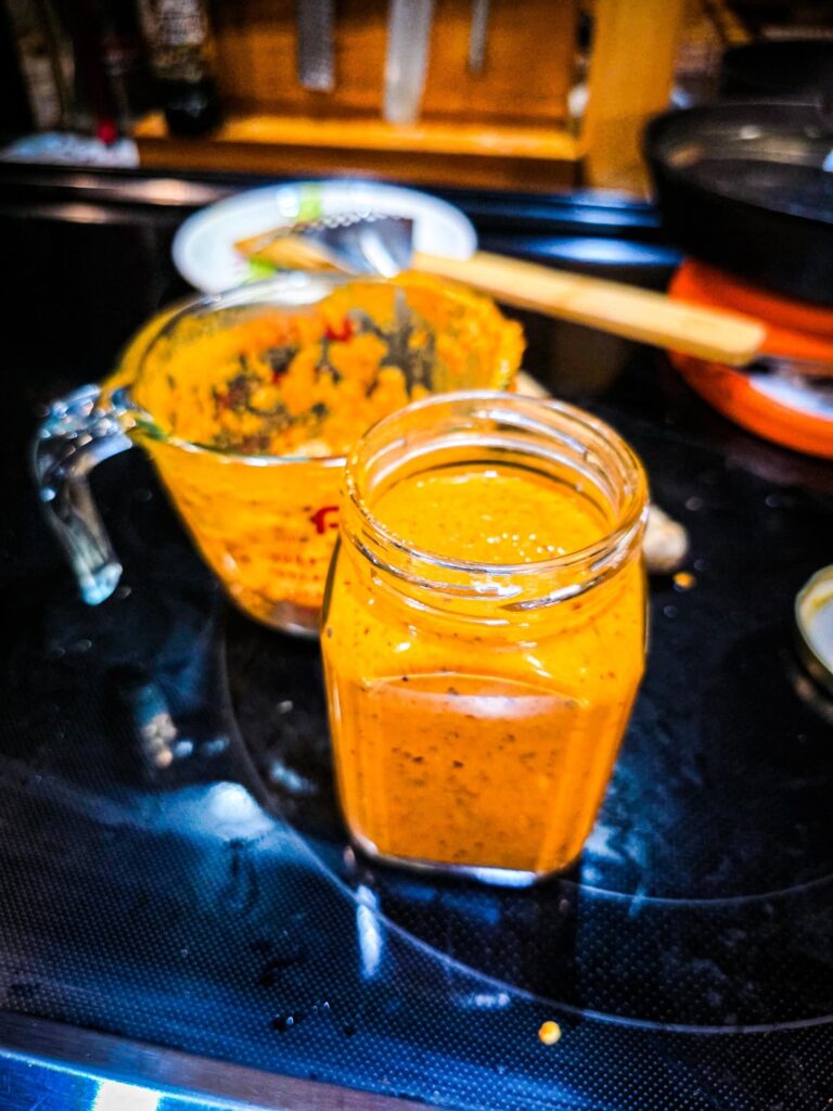 Chile de Arbol Salsa with Peanuts and Tomatillos