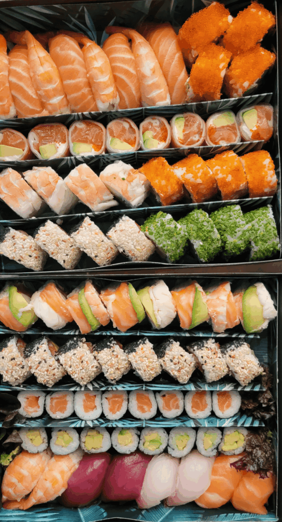 60$ worth of sushi in Morocco