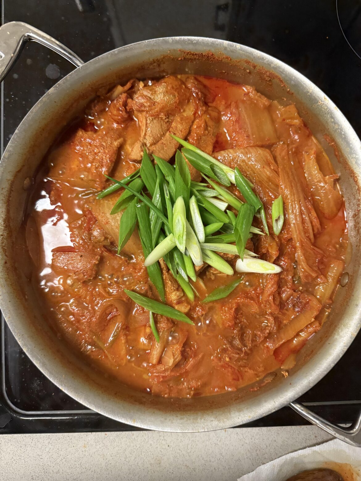 Braised Kimchi & Pork Belly.