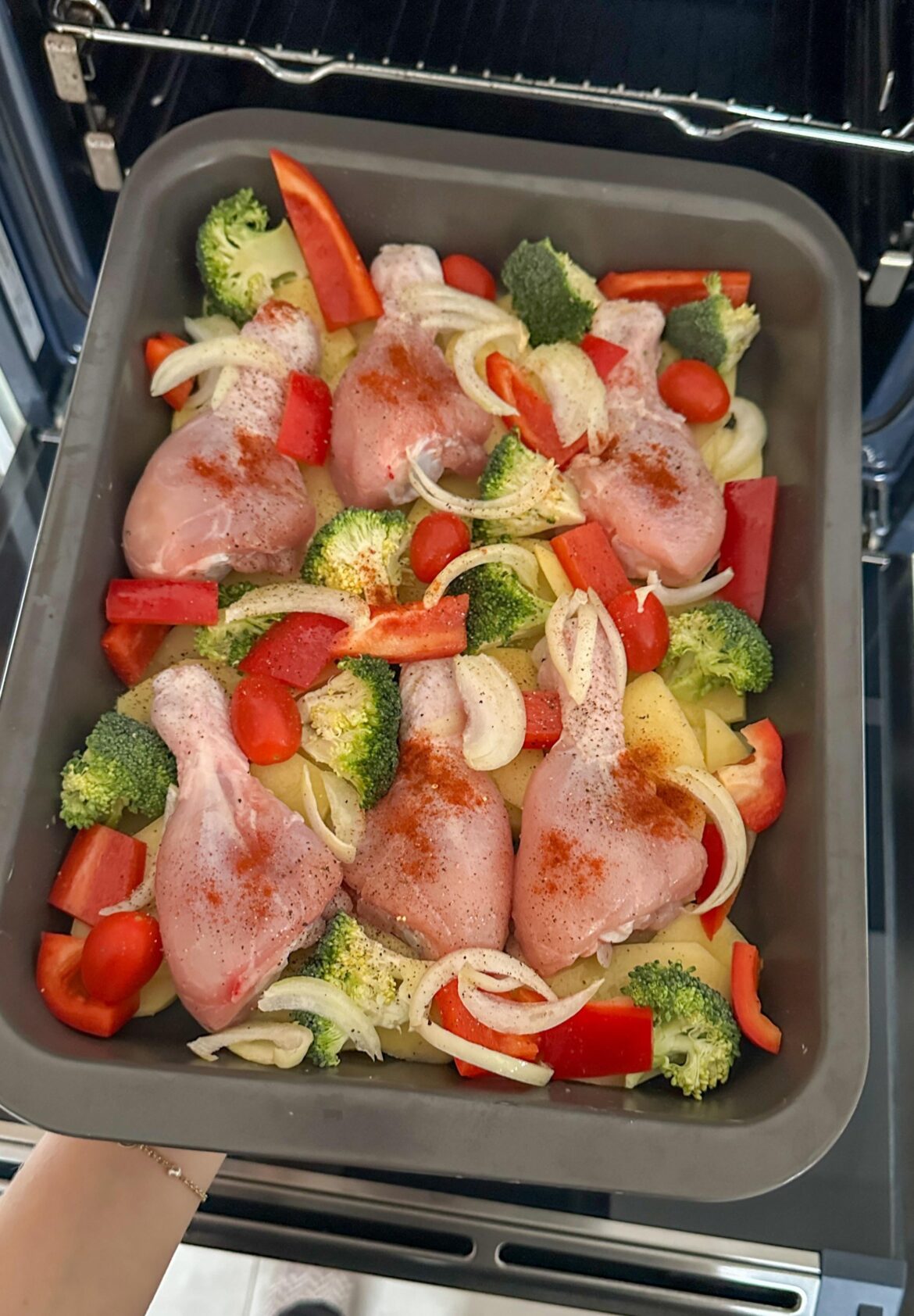 Quick & healthy baked chicken with veggies Quick & healthy baked chicken with veggies