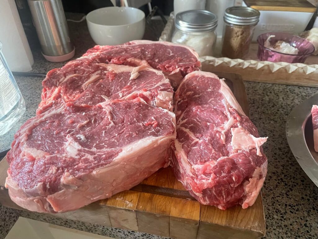 Just a friendly reminder steak making season is here. Next couple weeks you should be buying cutting and filling your freezer with ribeyes Just a friendly reminder steak making season is here. Next couple weeks you should be buying cutting and filling your freezer with ribeyes