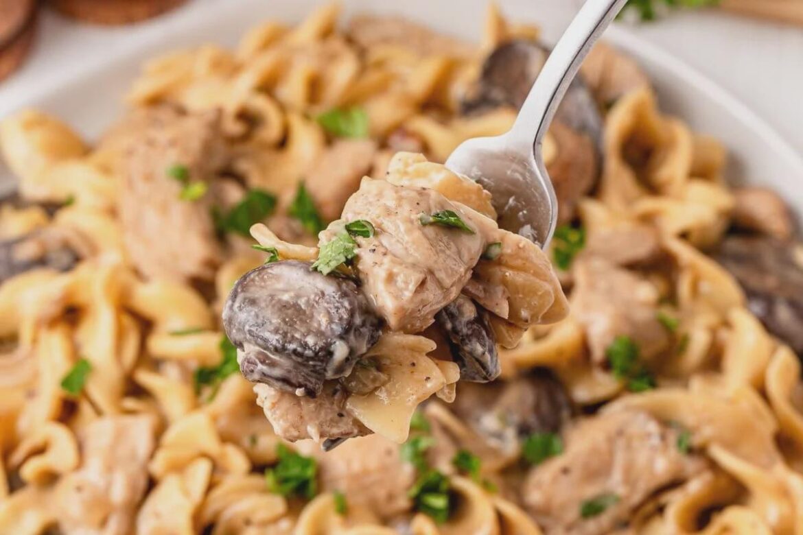 Leftover Turkey Stroganoff
