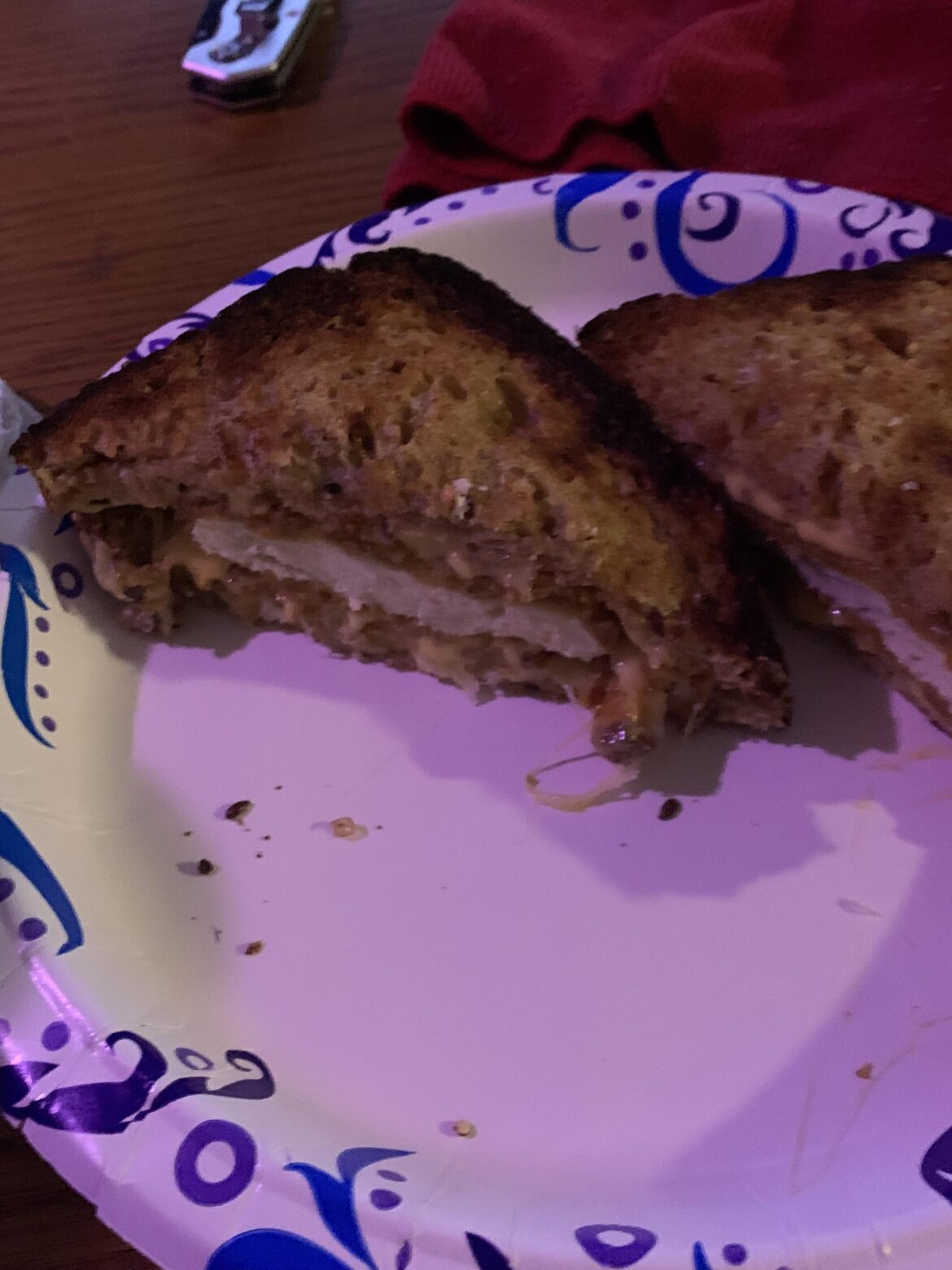 Blame the air fryer…spicy chicken melt