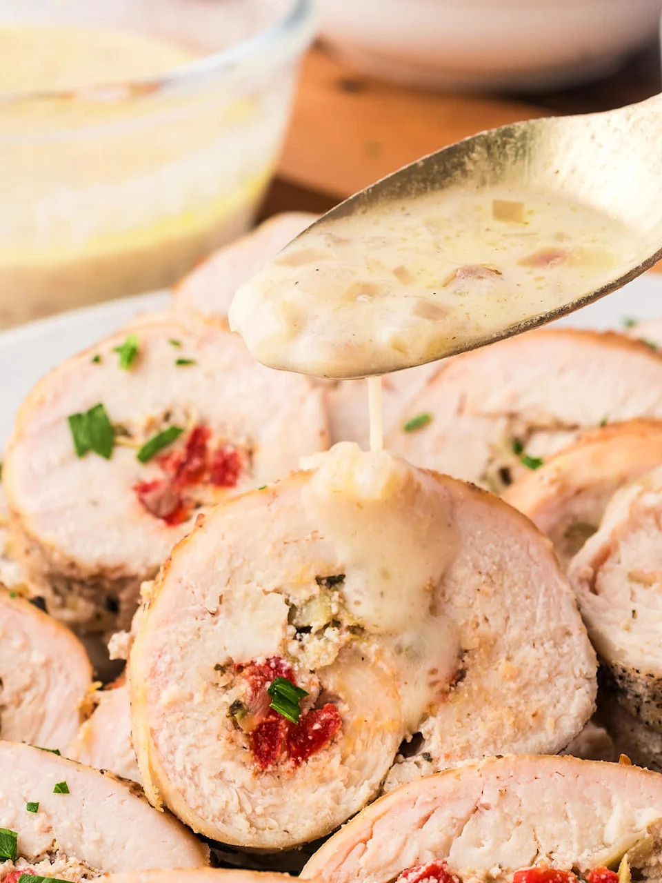 Chicken Roulade recipe by Cheerful Cook.