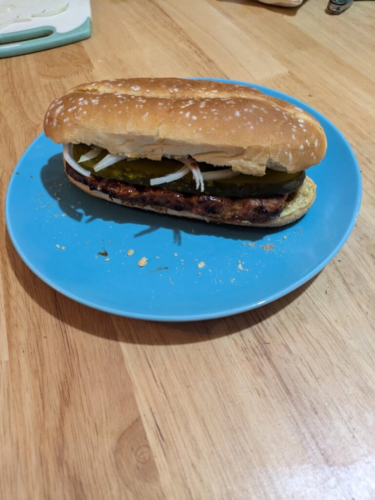 The McRib is back in Canada! But only in my kitchen at home