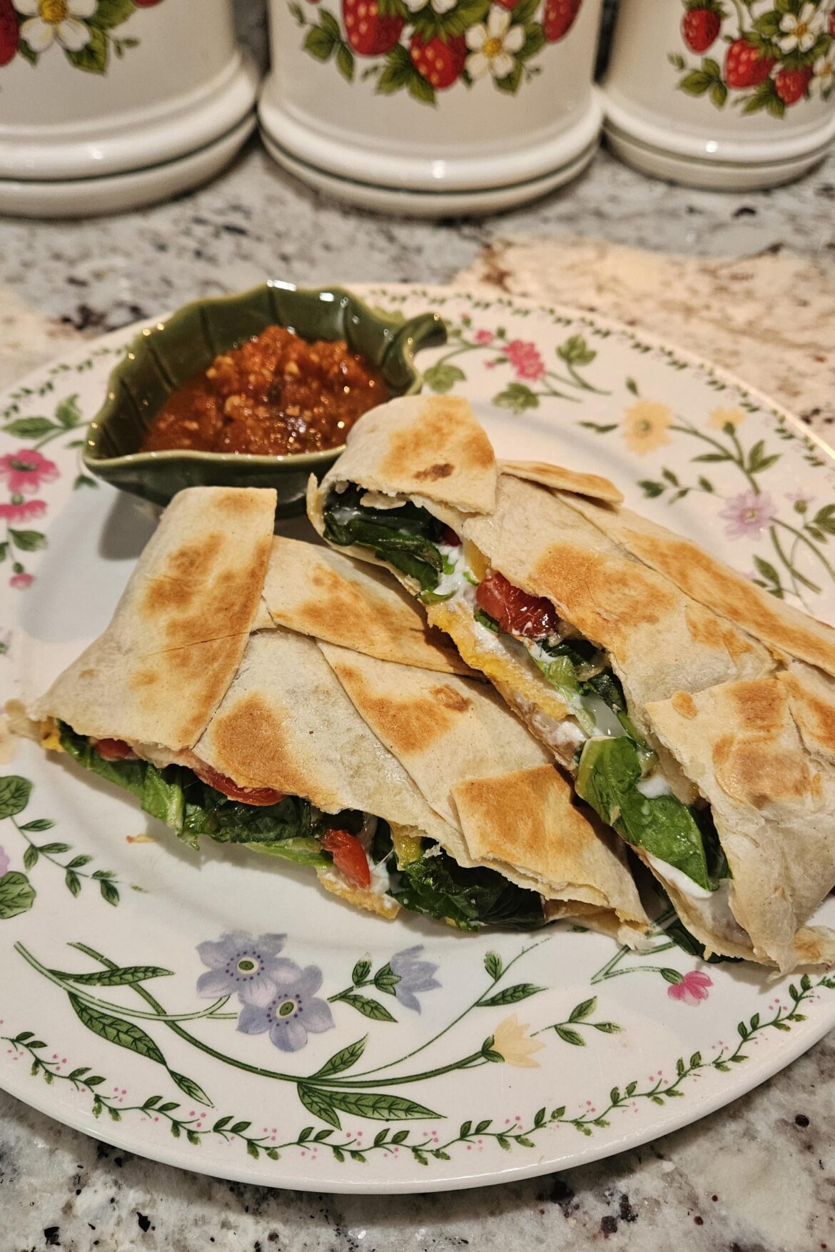 First attempt at a refried bean crunch wrap supreme