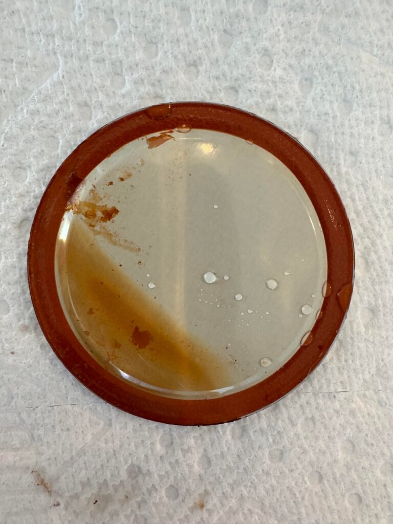 Question before I start the canning: what is it on the mason jar lids?