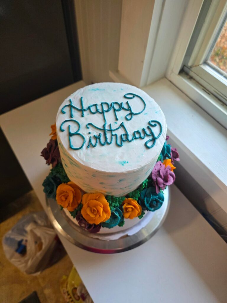 I made the cake for my 30th birthday and I'm really proud of how it turned out!