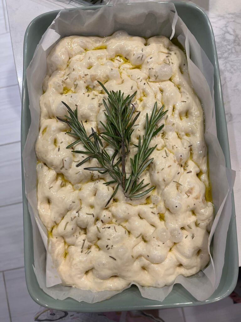 made foccacia first time