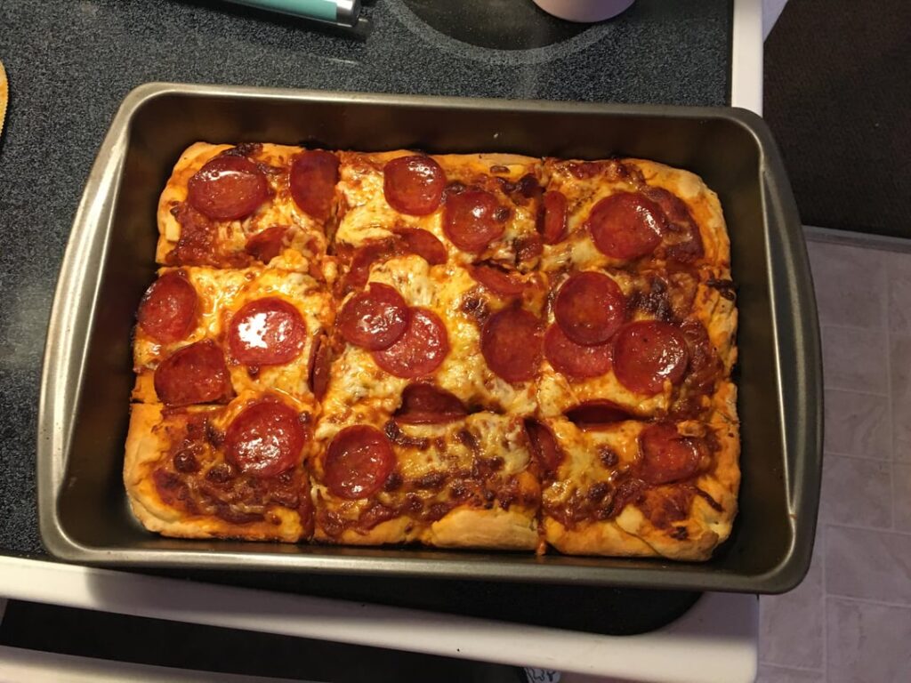 This pizza I made back in 2021