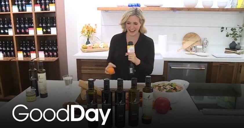 Molly is checking out a new tasting room at Wild Groves Olive Oil Molly is checking out a new tasting room at Wild Groves Olive Oil