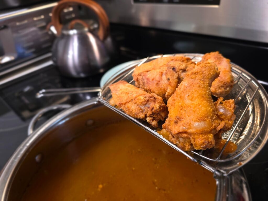 Went with peanut oil tonight to see how I like the slight difference in oils.