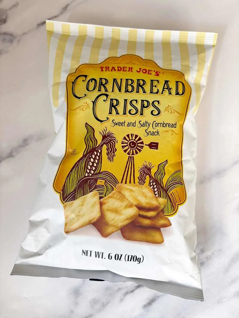 Trader Joe's Cornbread Crisps Sweet and Salty Snack