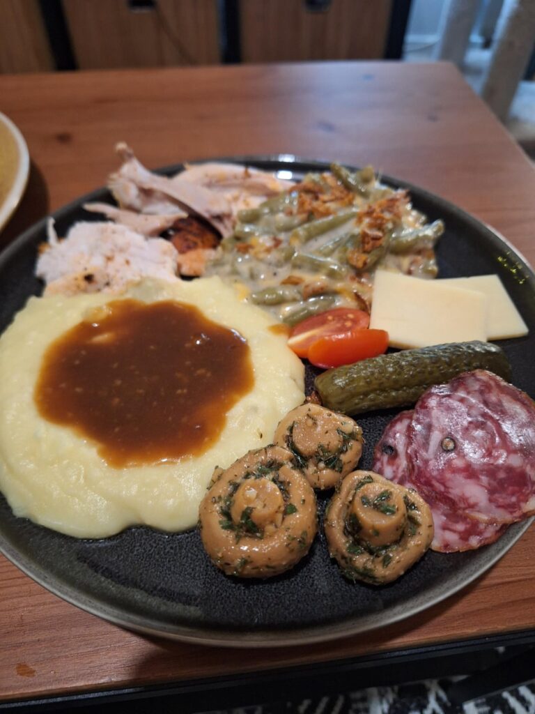 Living in Finland with American roots, this is my Thanksgiving spread