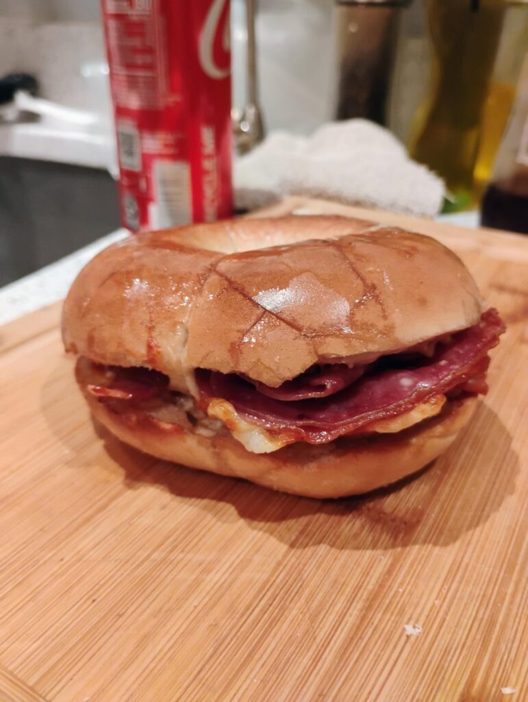 Bagel melt