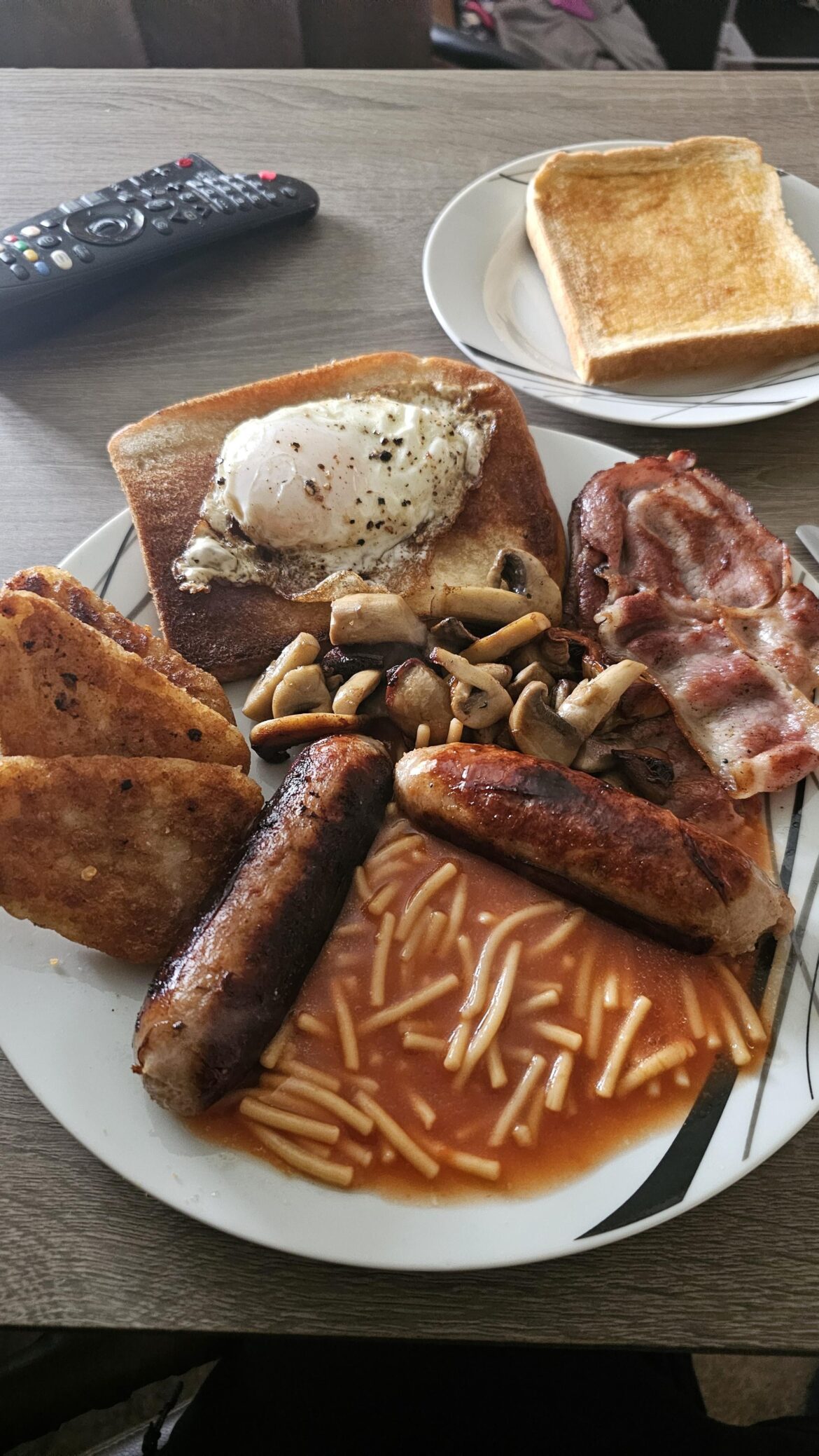 Fryup this morning. Criticise away. 👍