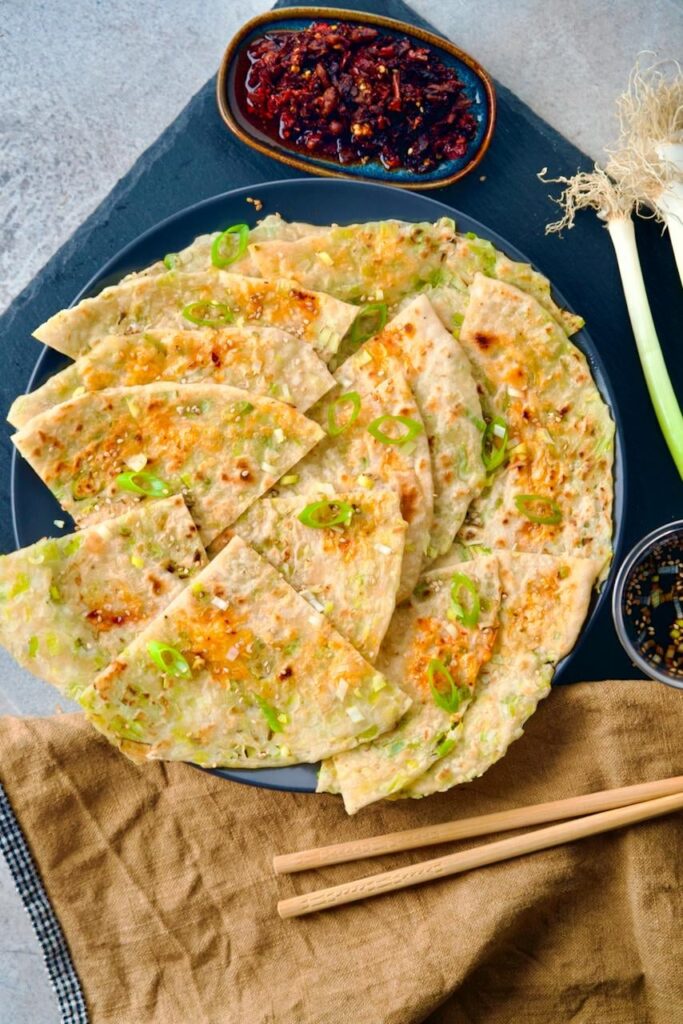 These scallion pancakes are slightly addictive