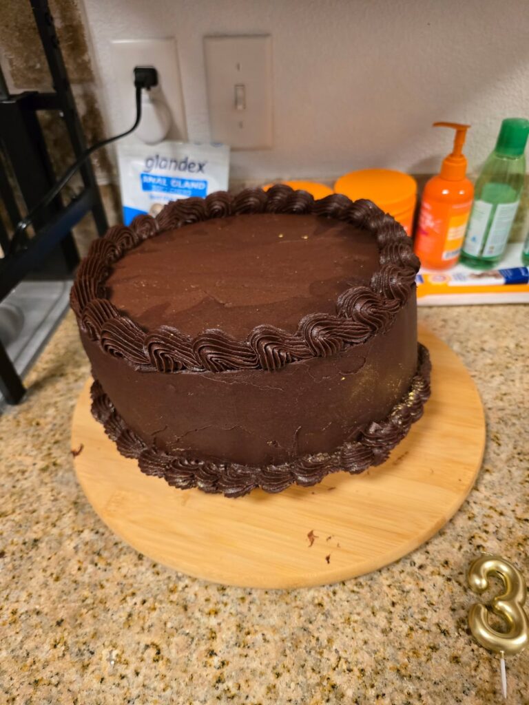 First cake I ever made and decorated