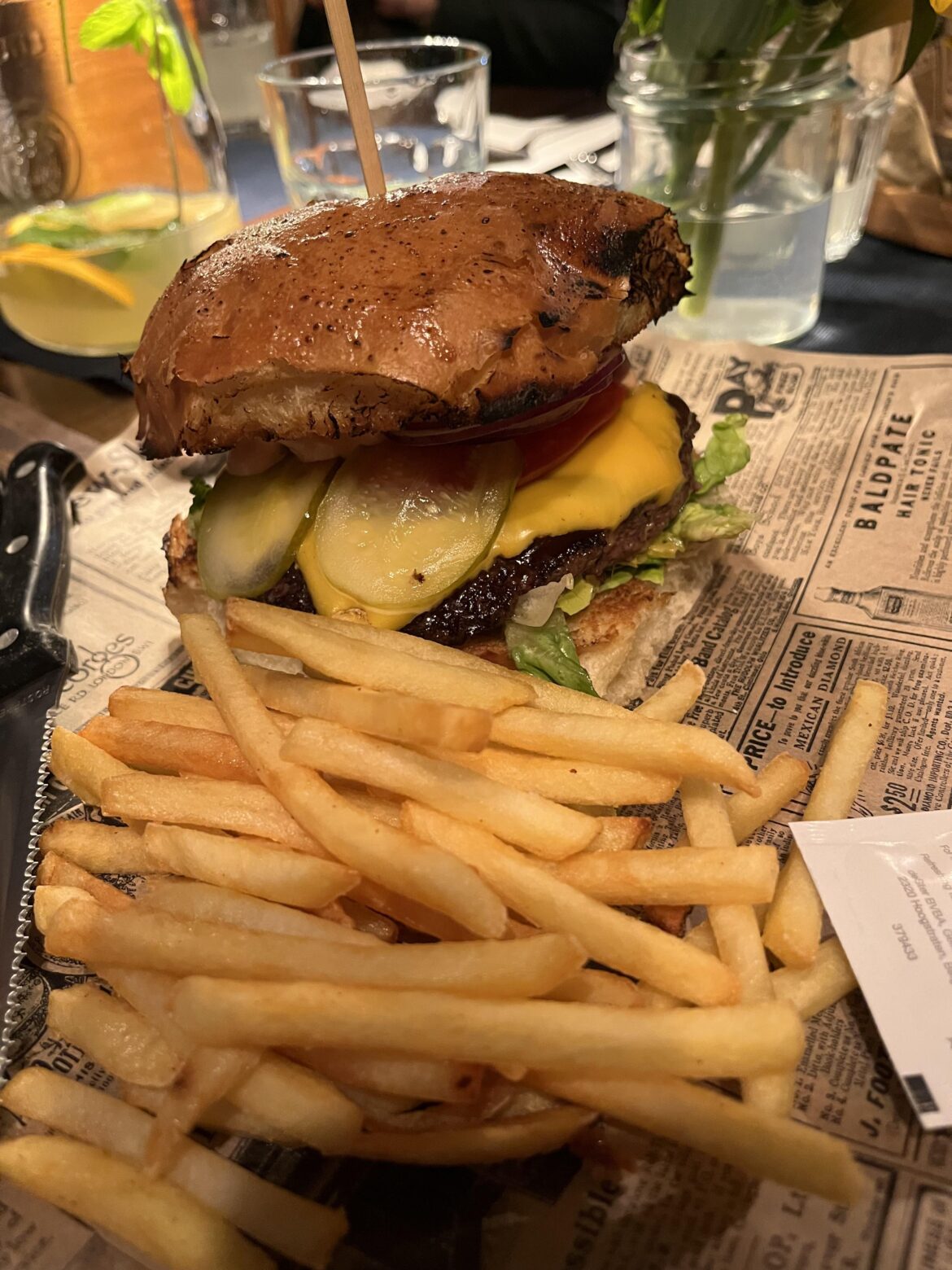 This one had wonderfully grilled bun