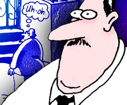 far side characters looking worried