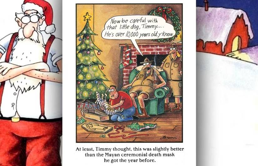 far side dog for christmas