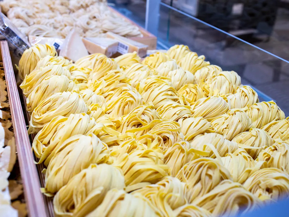 Fresh pasta at Eataly