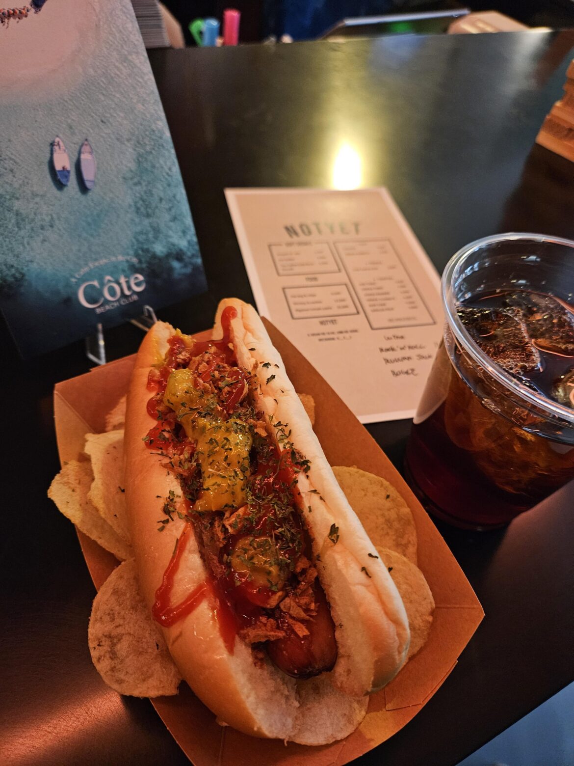 Ice Coffee☕️ and Hot Dog🌭