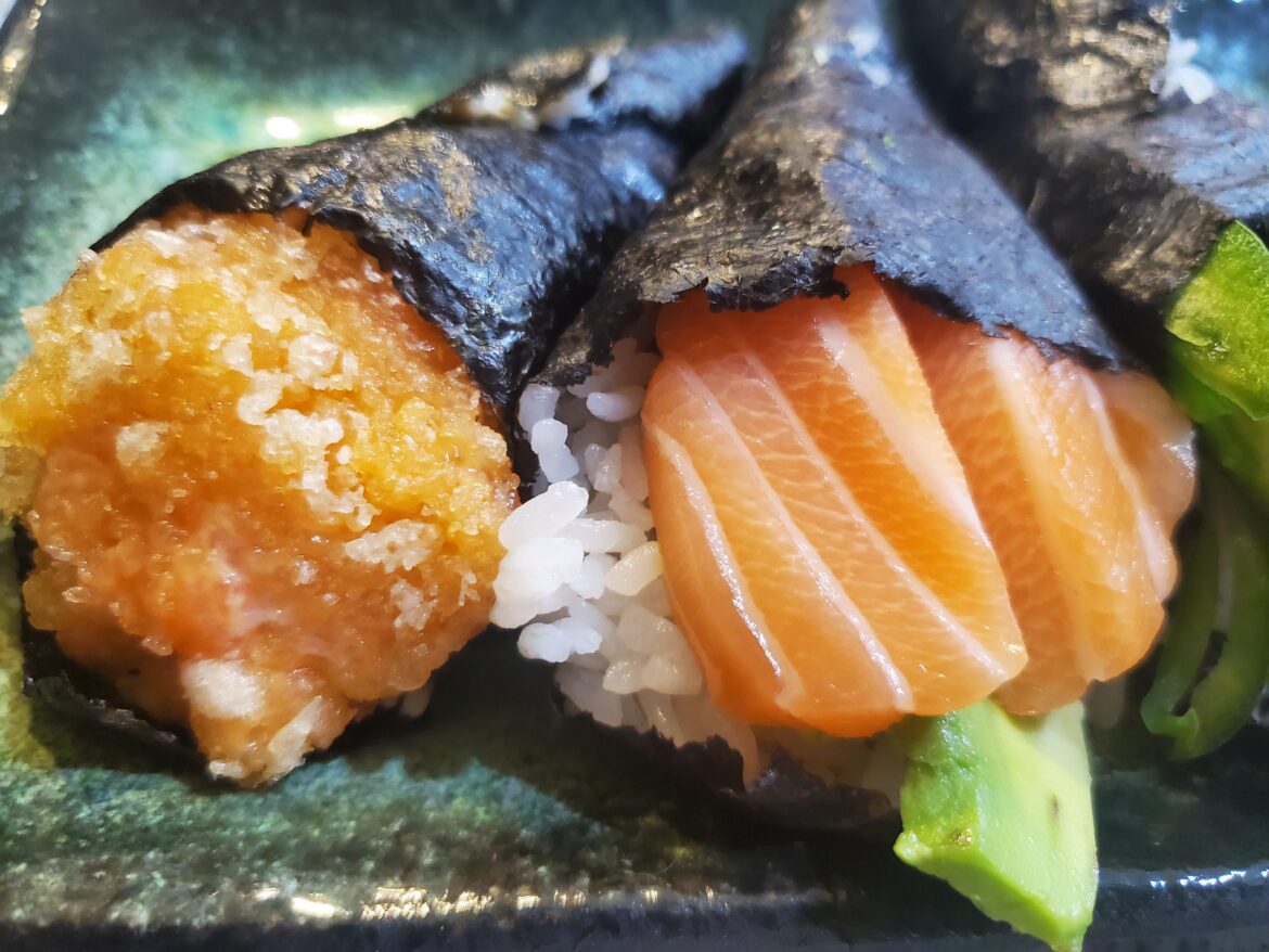 Salmon Hand Rolls