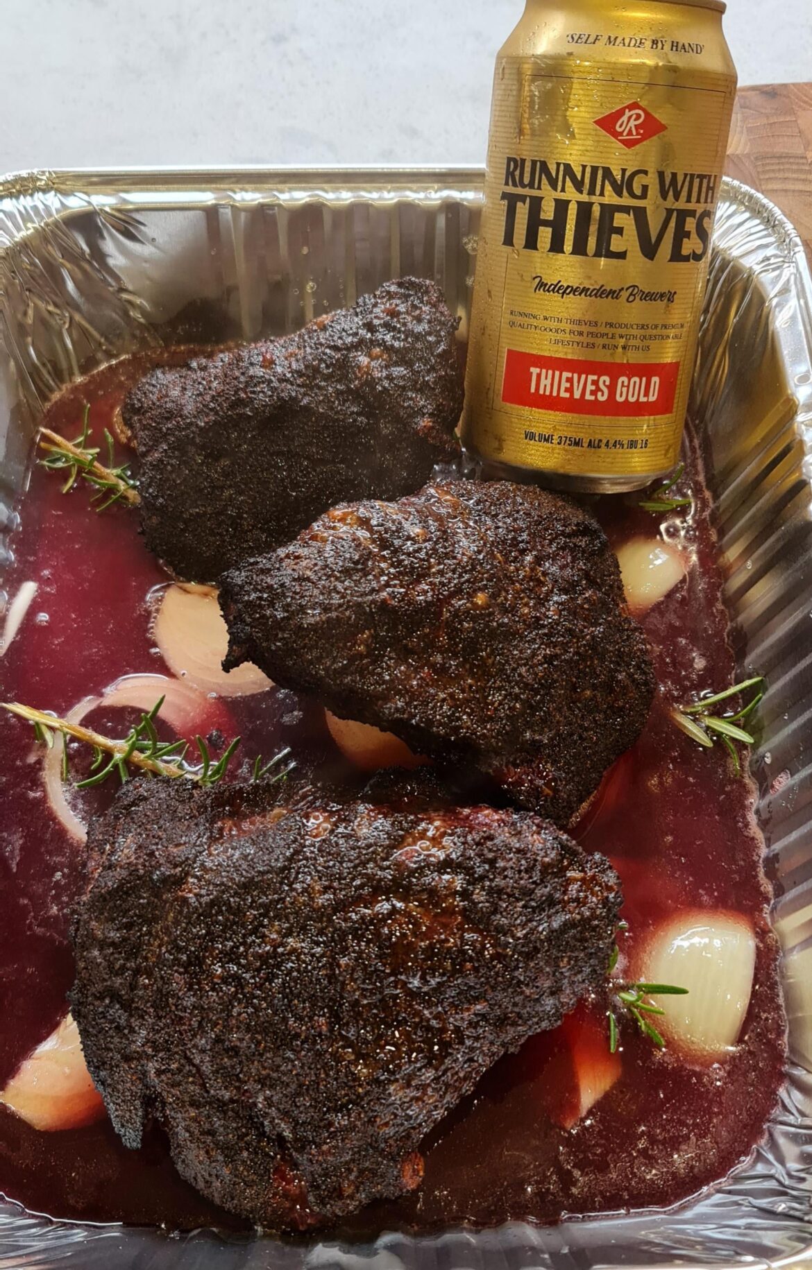 Beer and Wine lamb 🍷