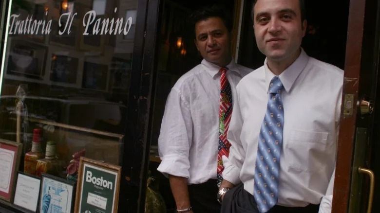Waiters outside of Trattoria il Panino