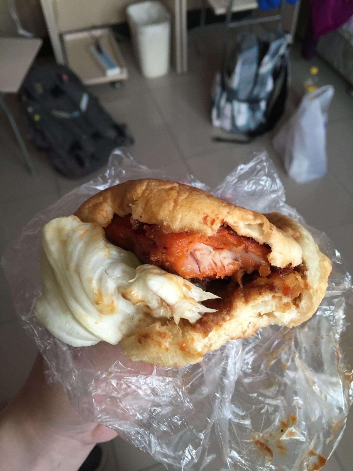 Fabulous chicken sandwich from the streets of Beijing