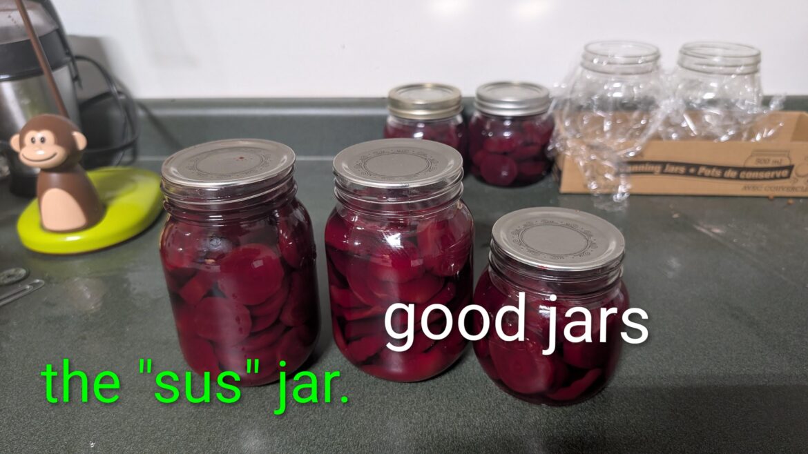One jar of picked beets didn't seal. is it okay for the fridge?