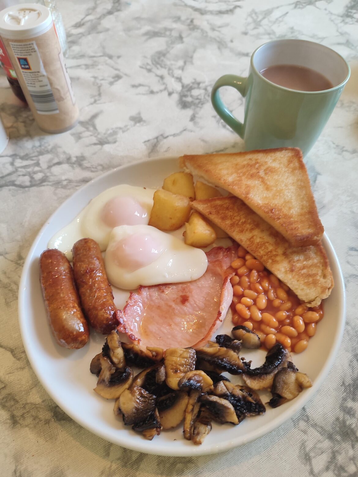 £7.90 with tea Boscombe Bournemouth English Rose Cafe