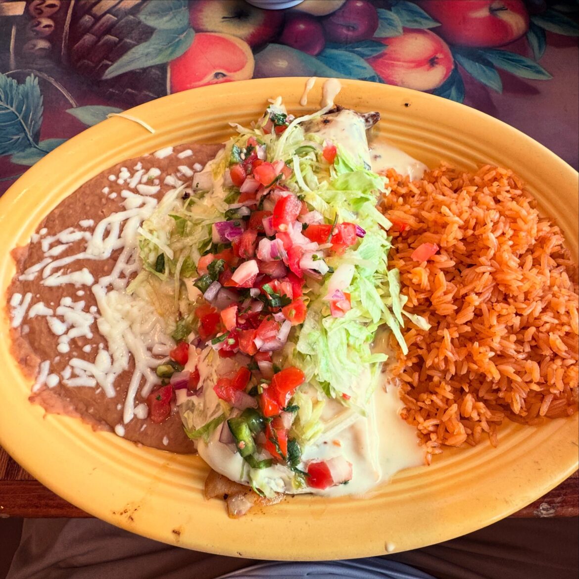 Steak Burrito With Beans and Rice