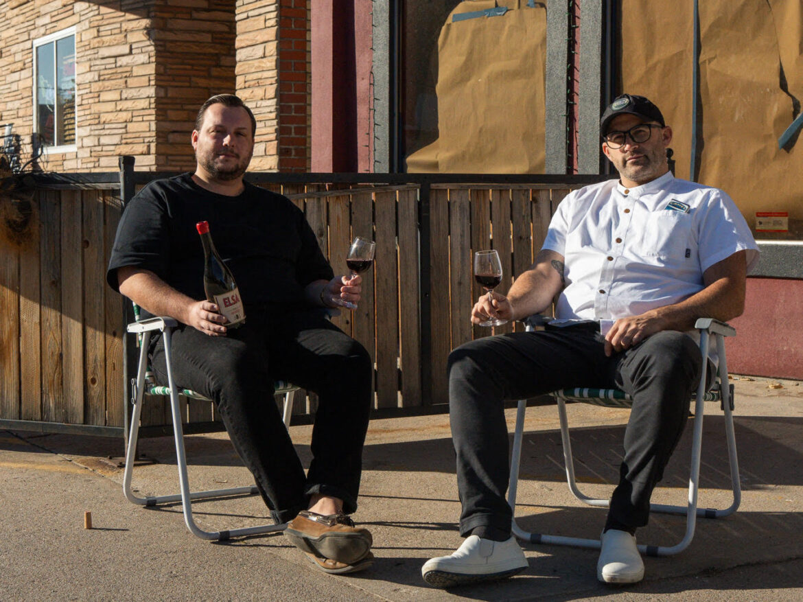 2 New Wash Park Italian Restaurants Set to Open in December two men sitting in chairs holding wine glasses