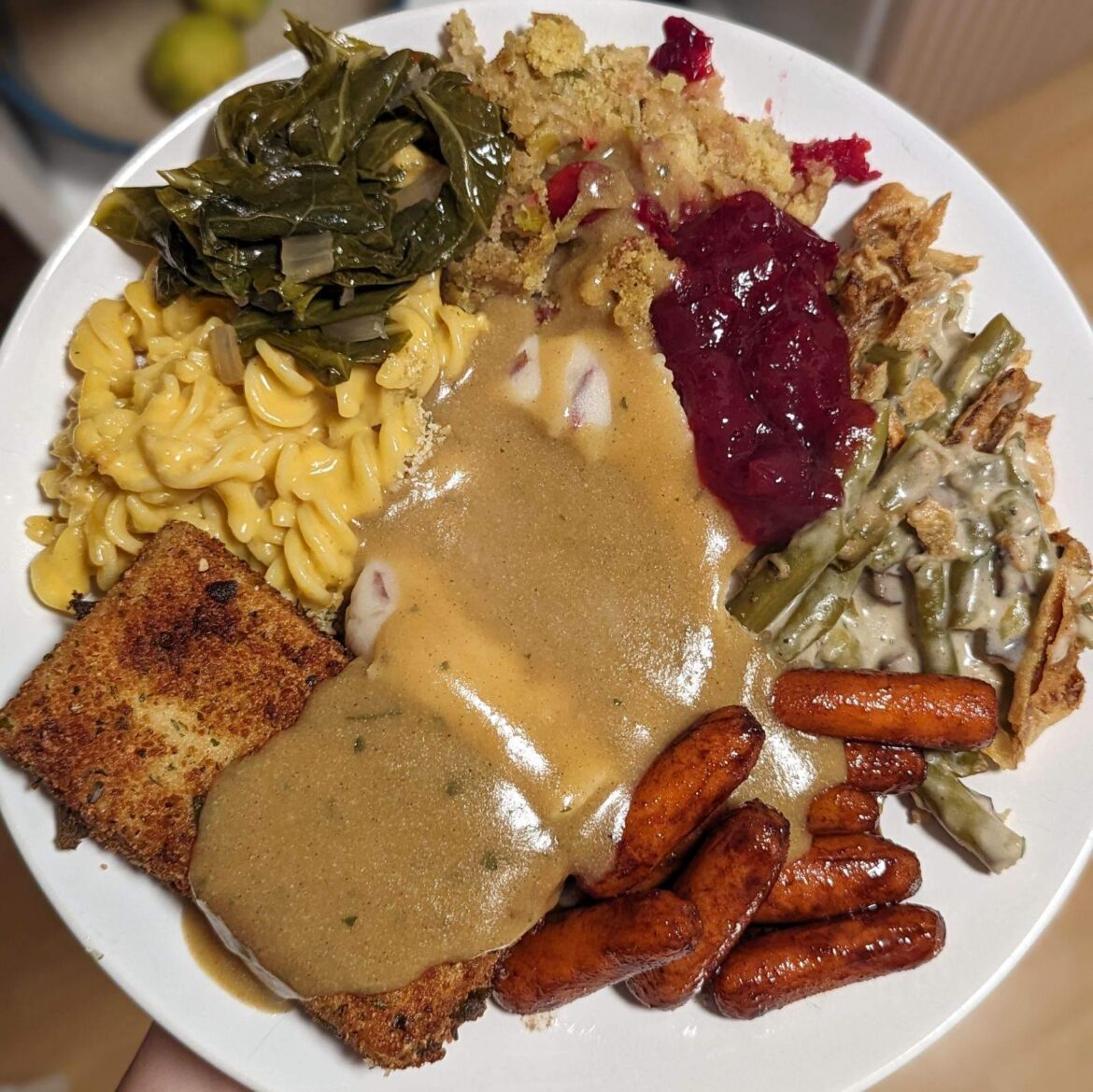 Thanksgiving dinner, circa 2023.