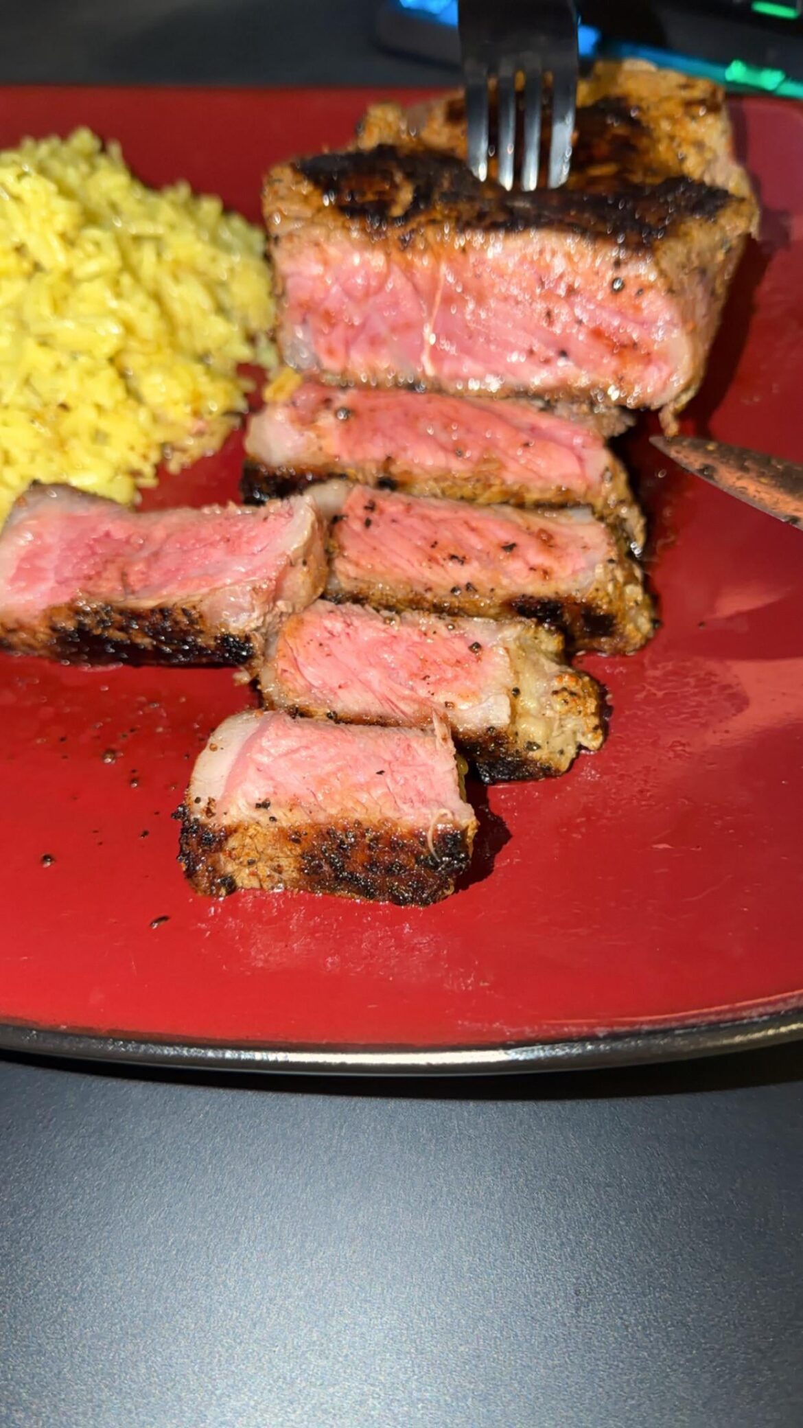 I burnt the crust :(