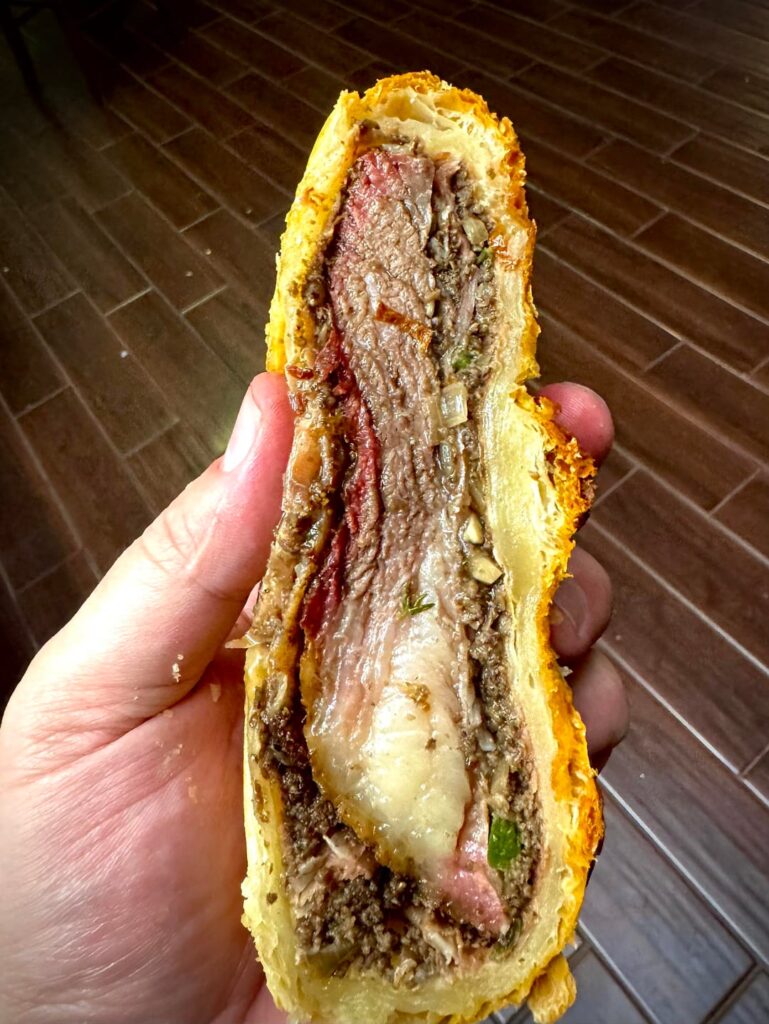 Smoked Brisket Beef Wellington