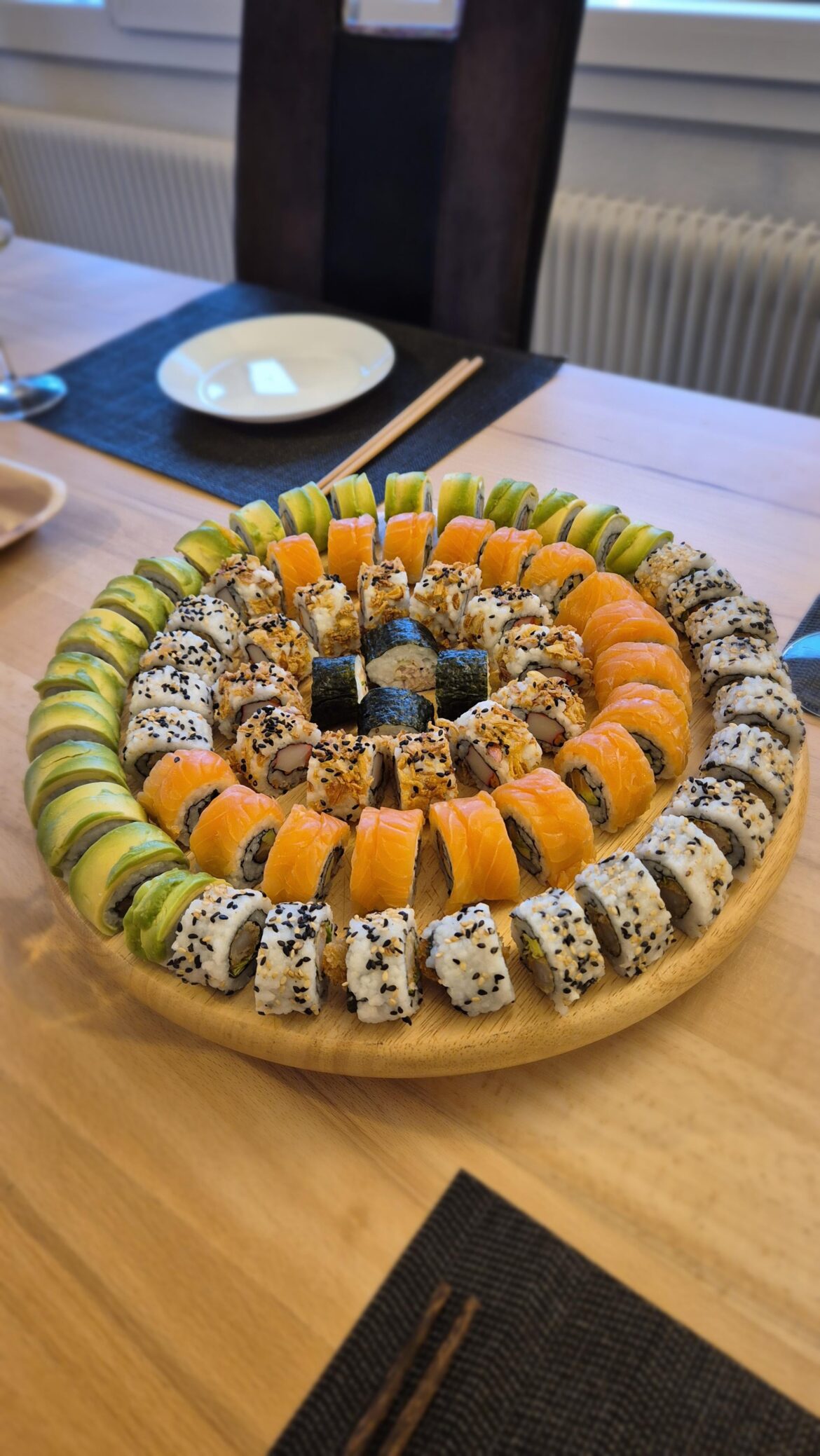 Homemade sushi night 🍣✨ Homemade sushi night 🍣✨