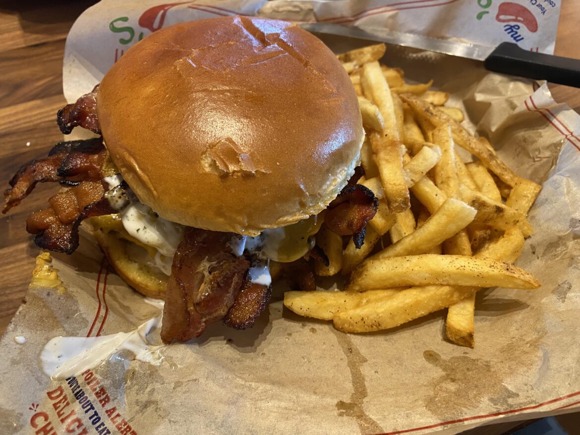 Chilis burgers really hits the spot.