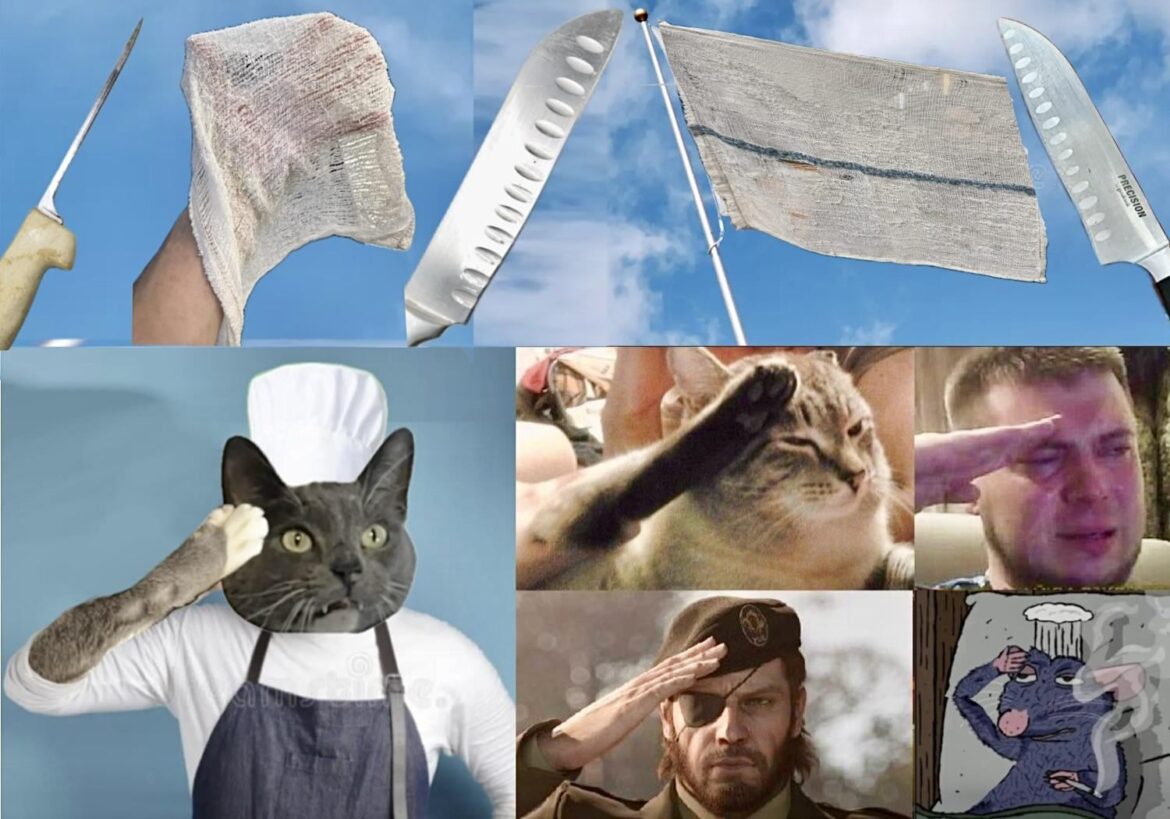 I’d like to take a moment to salute our see-through towels and our over-sharpened, chewed up knives; we’re all in this together, doing our best