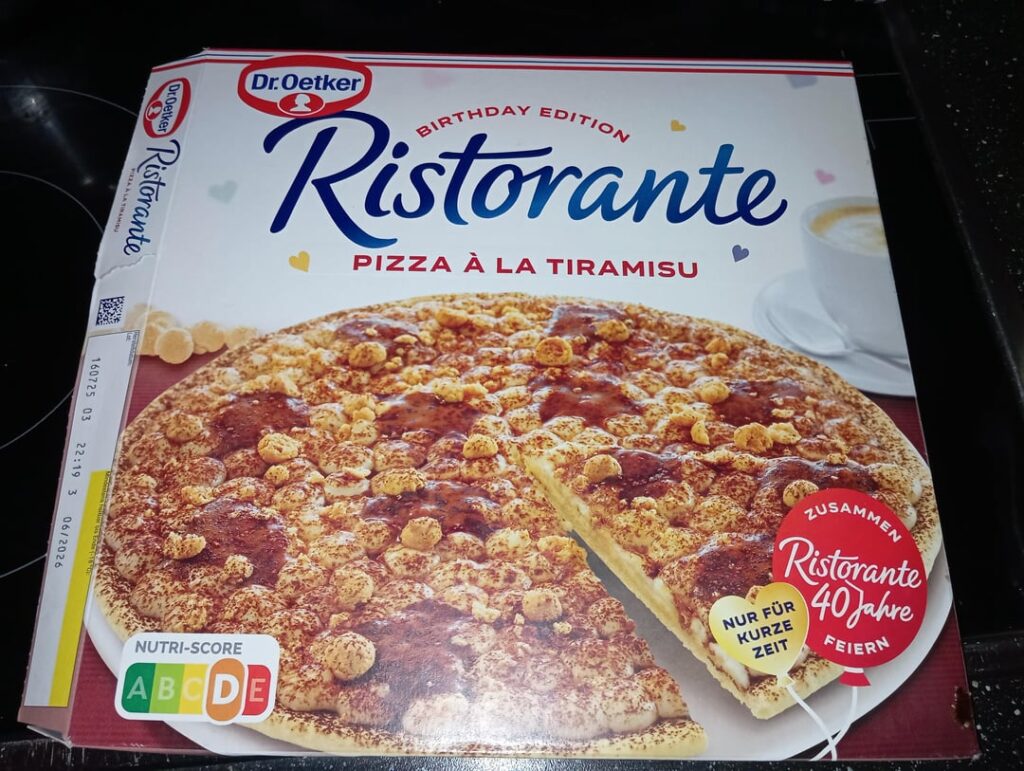 Tiramisu pizza is a thing it seems