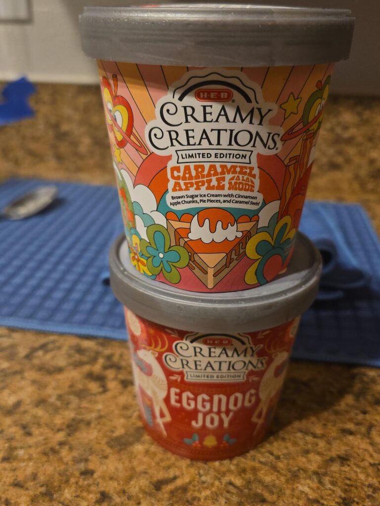 Heb Creamy Creations Double Header! Carmel Apple Al Mode v Egg Nogg