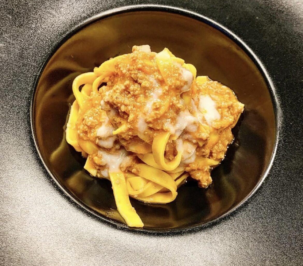 Tagliatelle with Bolognese sauce