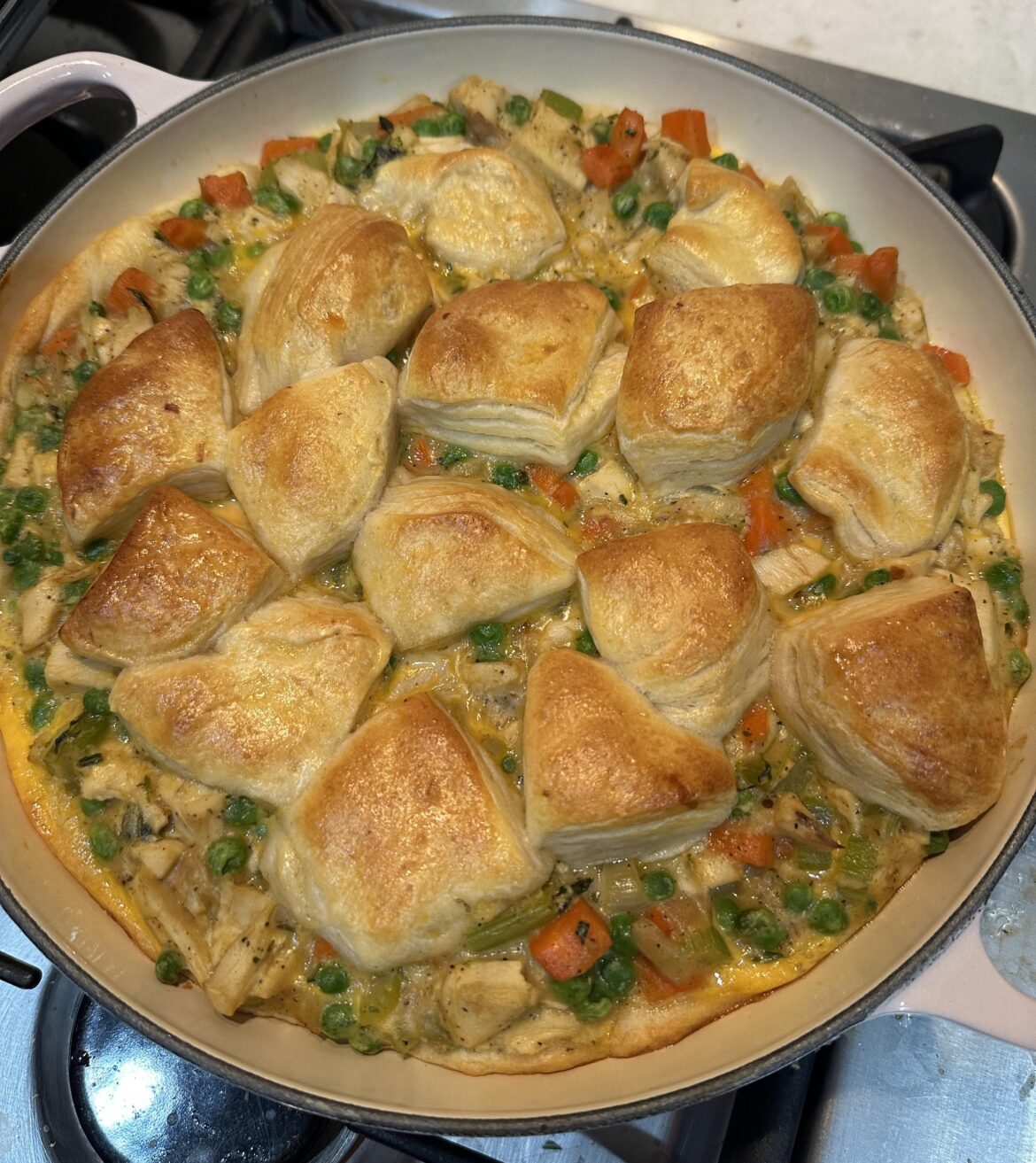 [homemade] chicken pot pie