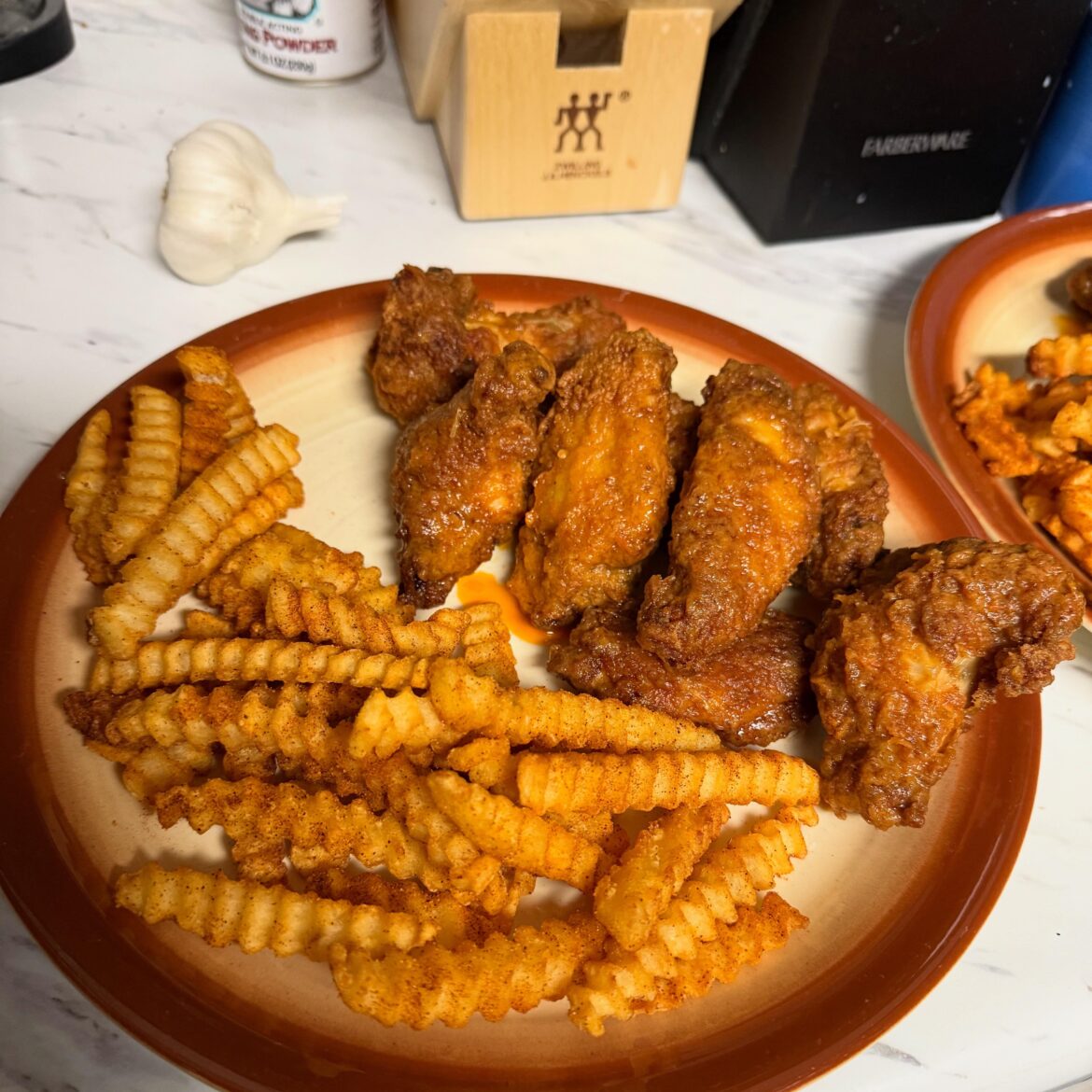 Homemade ghost pepper wings