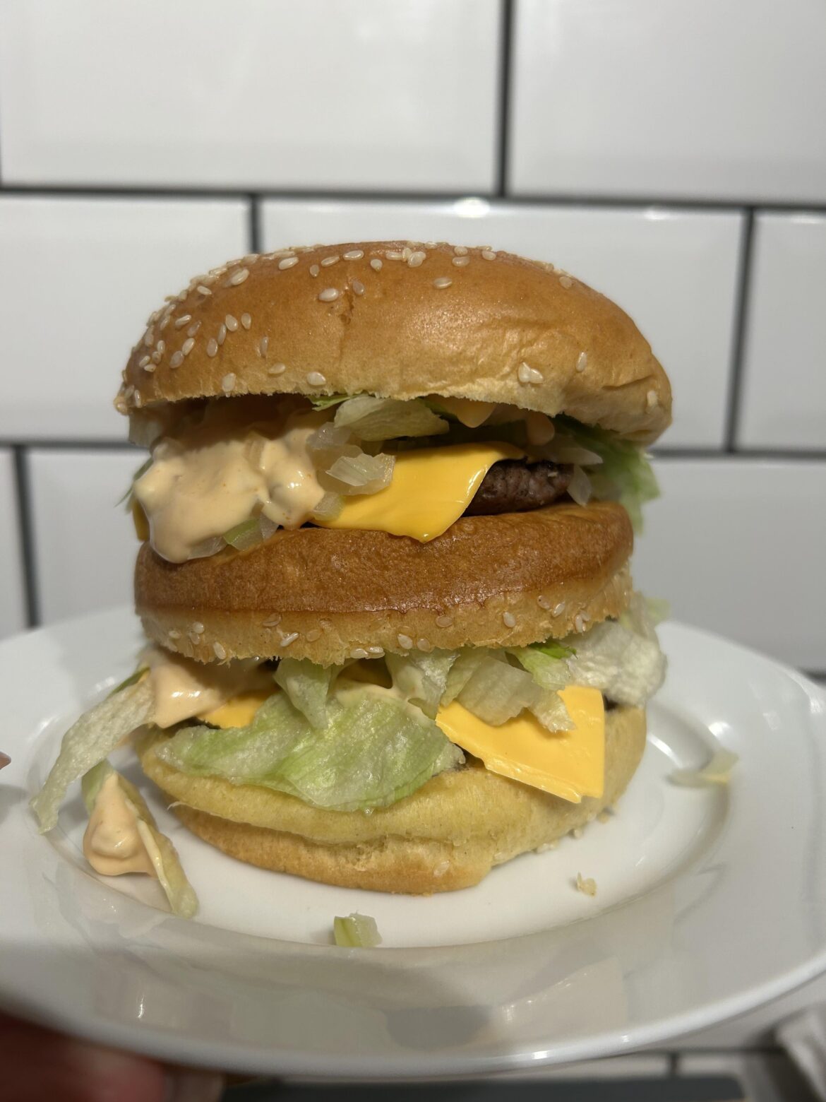 Homemade Big Mac
